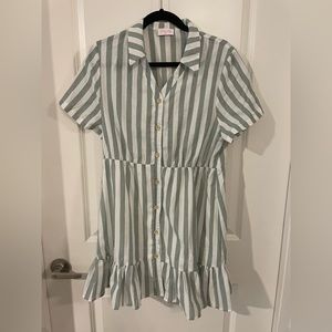 Pink Lily Stripe Dress